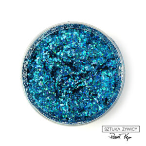 BROKAT GRUBY niebieski HOLO 30g