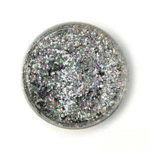 BROKAT GRUBY srebrny HOLO