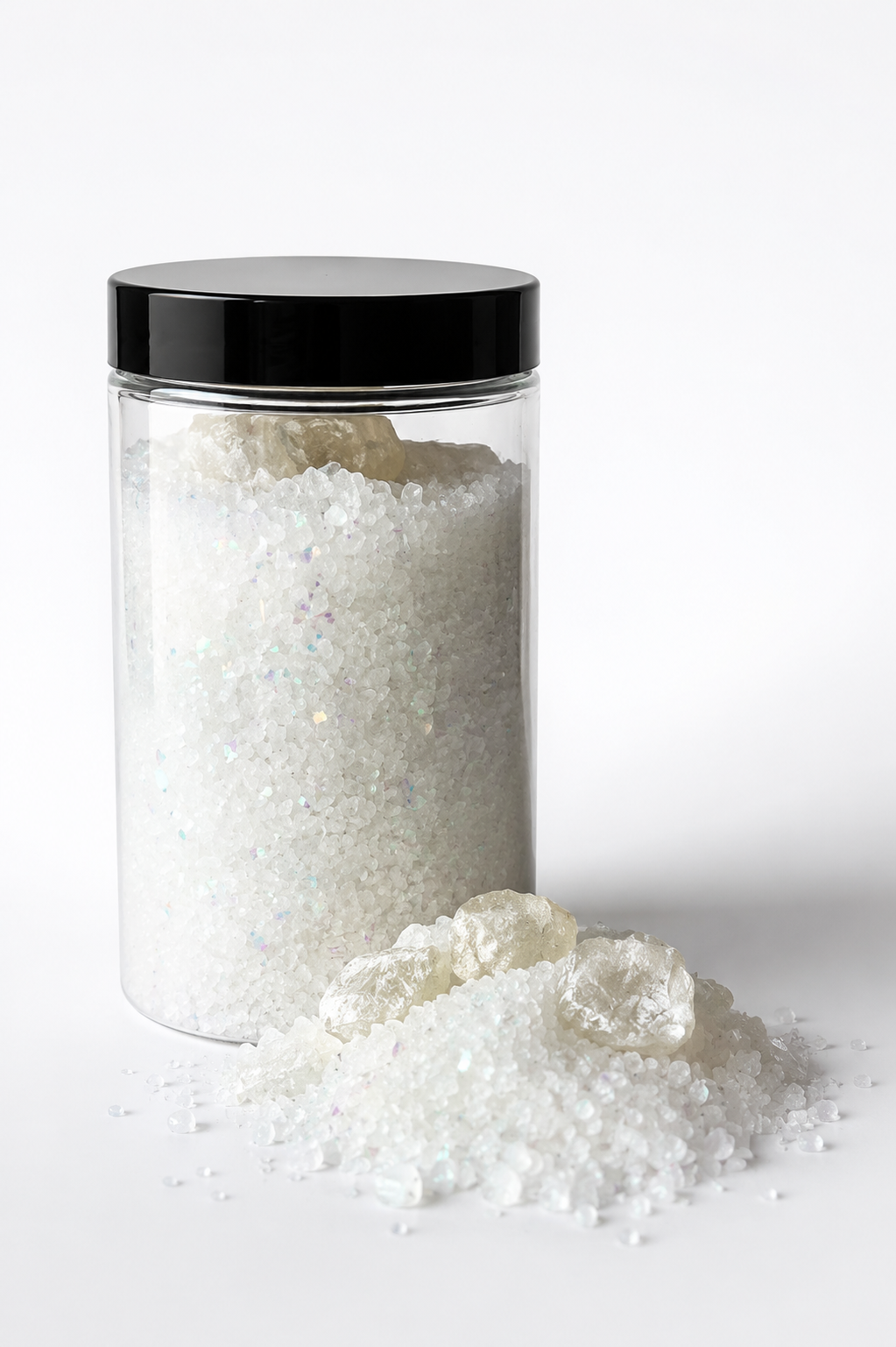 Geode Mix 500ml w słoiku z czarną pokrywką - kruszywo do geod - Resinvolt