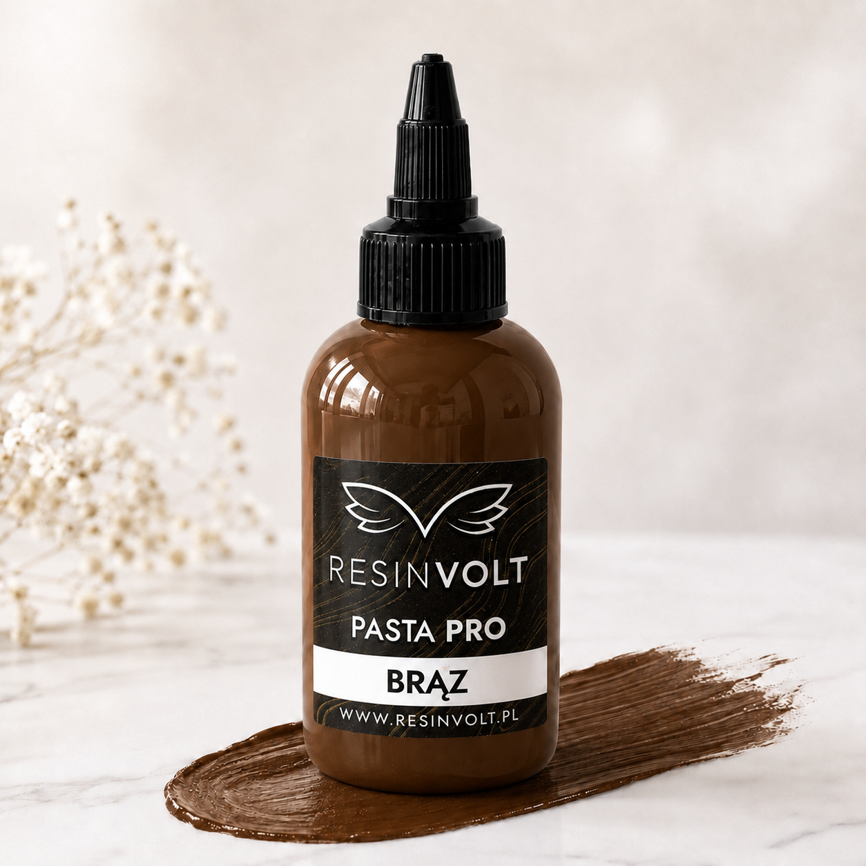 Pasta PRO brąz - pigment do żywicy epoksydowej | ResinVolt - obrazek 2