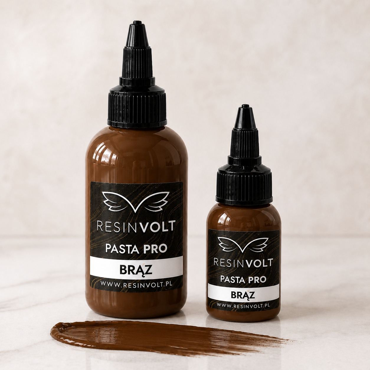 Pasta PRO brąz - pigment do żywicy epoksydowej | ResinVolt - obrazek 3