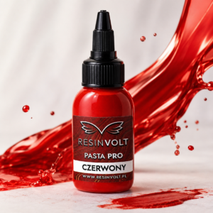 Pasta PRO Czerwony - pigment do żywicy epoksydowej ResinVolt 30ml