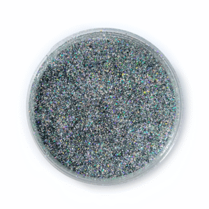 BROKAT srebrny holo