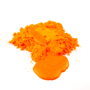 Neonowy pomarańczowy pigment do żywicy epoksydowej Resinvolt – intensywny pigment w proszku, neon orange pigment powder for epoxy resin art