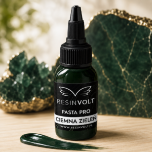 Pasta PRO Ciemny Zielony – pigment do żywicy epoksydowej ResinVolt 30ml
