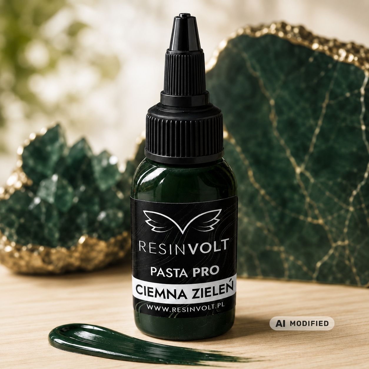 Pasta PRO ciemny zielony - pigment do żywicy epoksydowej | ResinVolt