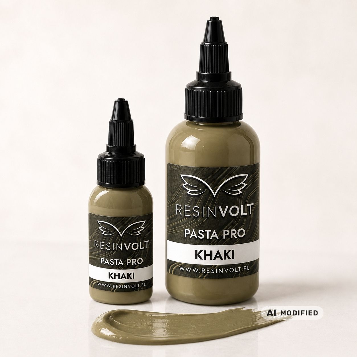 Pasta PRO khaki - pigment do żywicy epoksydowej | ResinVolt - obrazek 3