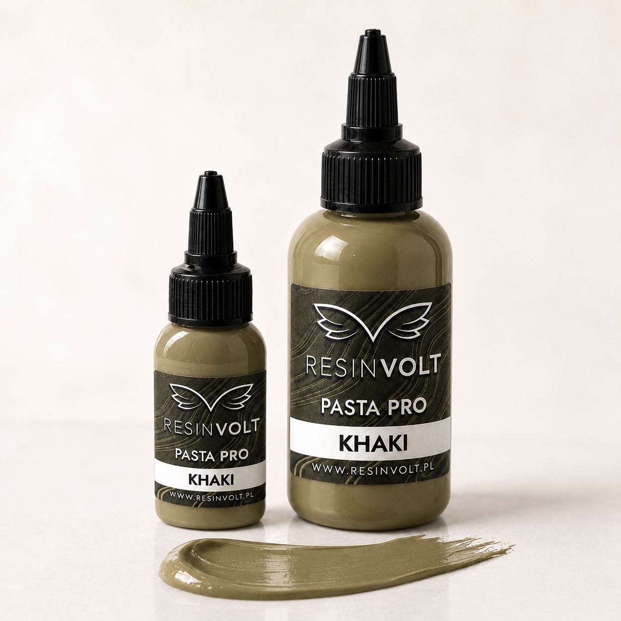 Pasta PRO khaki - pigment do żywicy epoksydowej | ResinVolt - obrazek 3