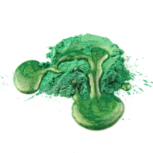 pigment perłowy zielony zloty resinvolt