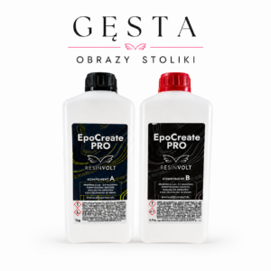 Żywica epoksydowa do obrazów EpoCreate PRO - zestaw Resinvolt