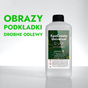 Żywica epoksydowa EpoCreate Universal do obrazów, podkładek, małych form i drobnych odlewów Resinvolt