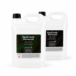Zestaw EpoCreate Universal 7,5 kg żywica epoksydowa 5 kg żywicy i 2,5 kg utwardzacza Resinvolt