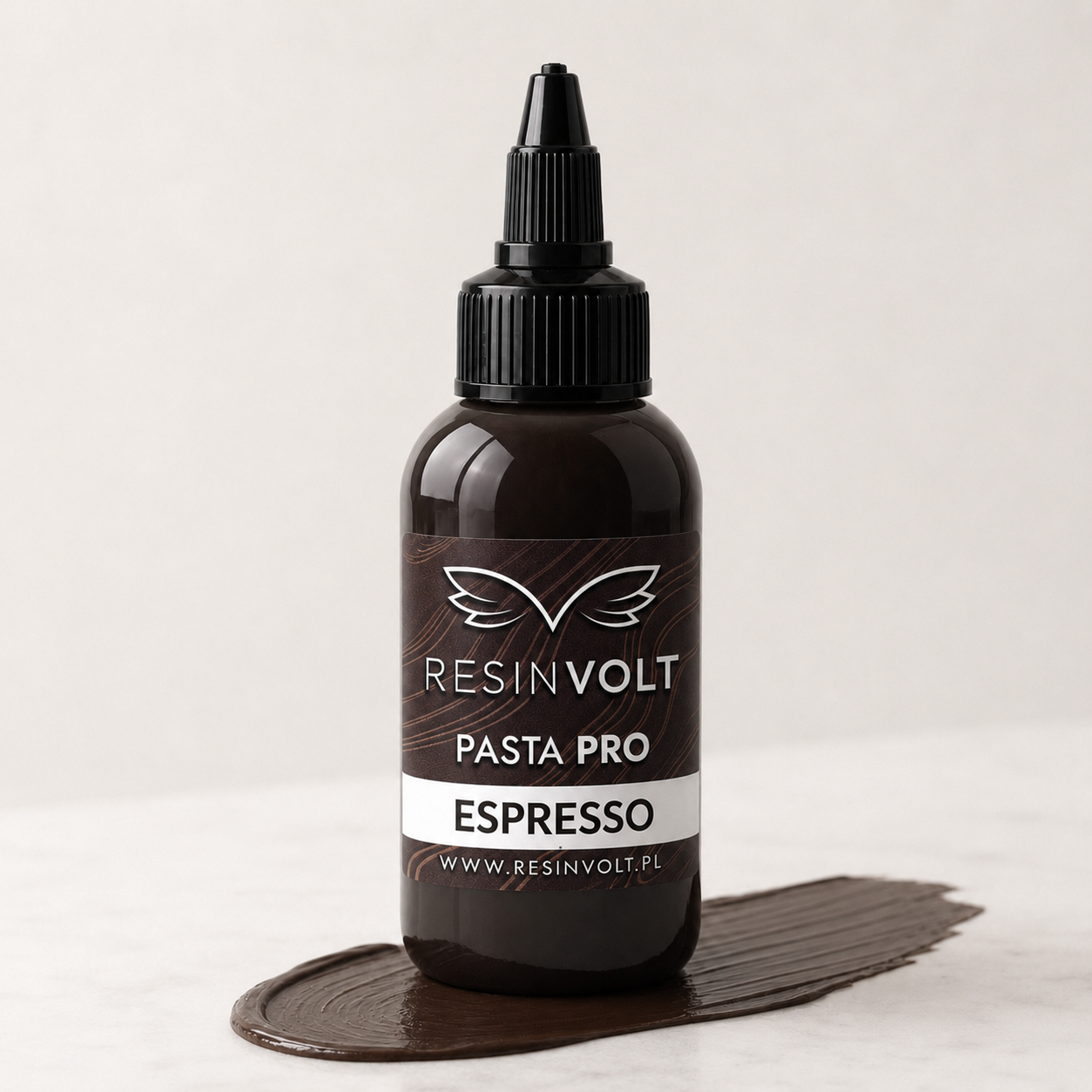 Pasta PRO Espresso Resinvolt - brązowa pasta pigmentowa do żywicy z efektem głębokiego ciemnego brązu espresso