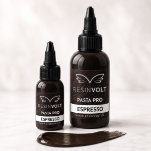 rązowa pasta pigmentowa do żywicy epoksydowej Resinvolt Pasta PRO Espresso - butelki 30ml i 100ml