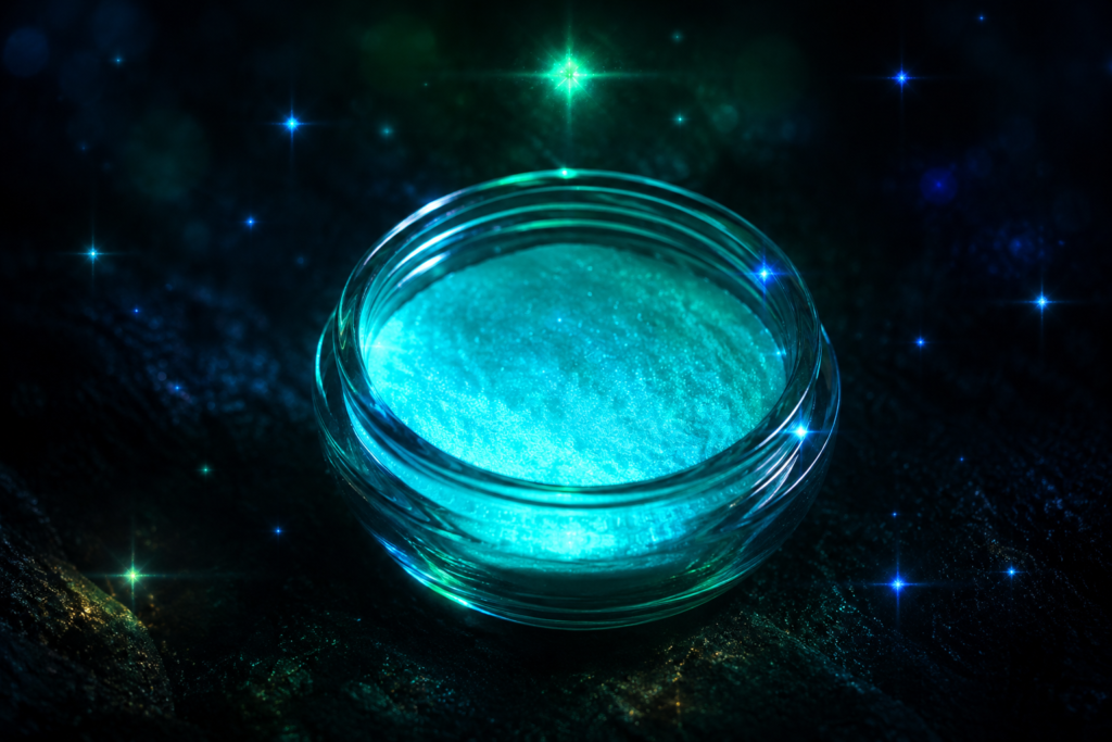 Pigment świecący w ciwmności glow do żywicy epoksydowej świecący w ciemności Resinvolt