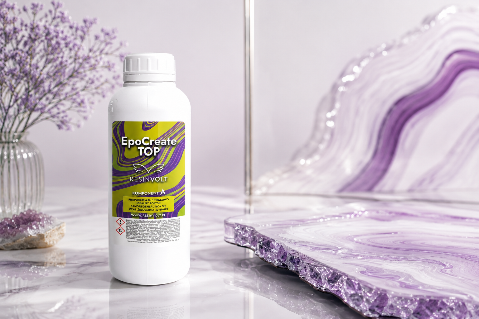 Żywica EpoCreate TOP + Utwardzacz 2kg - obrazek 3